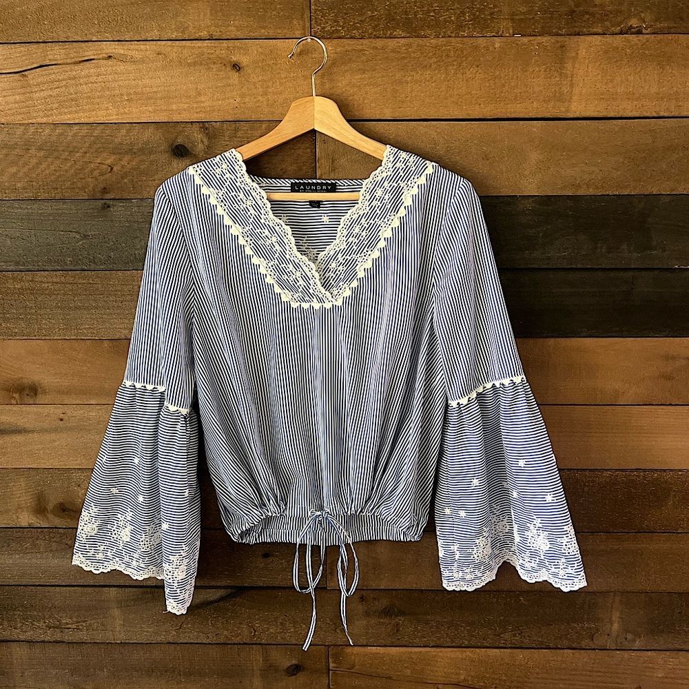 Laundry-by-shelli-segal Women's Blue Blouse
